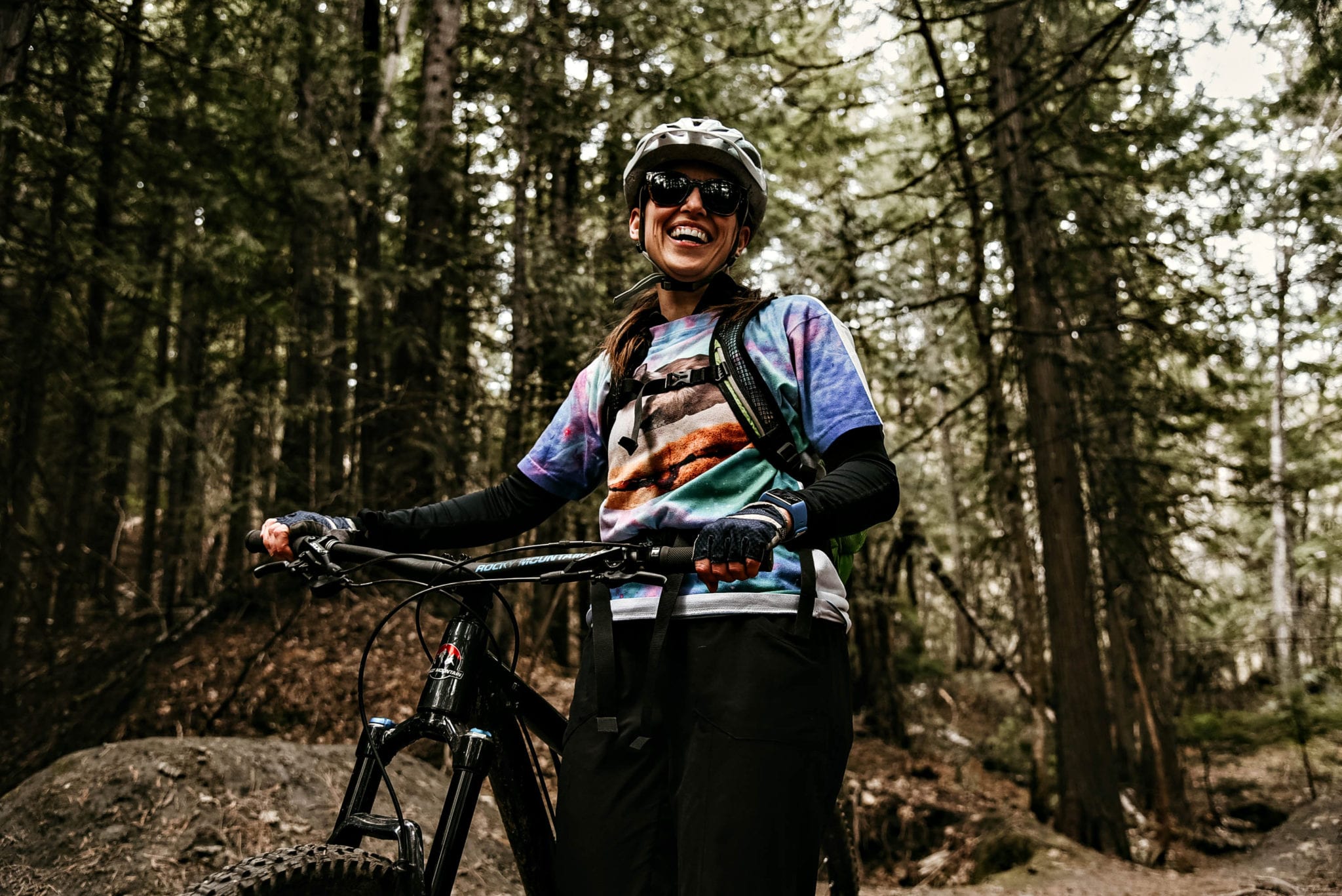 Mountain biking in Revelstoke, BC