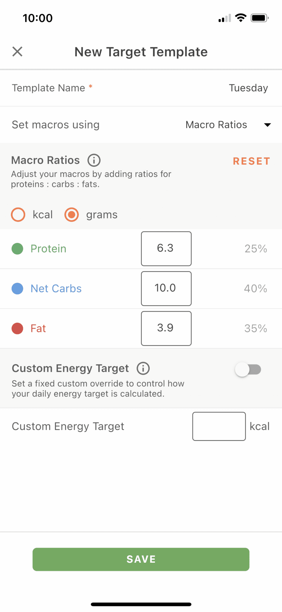 target scheduler