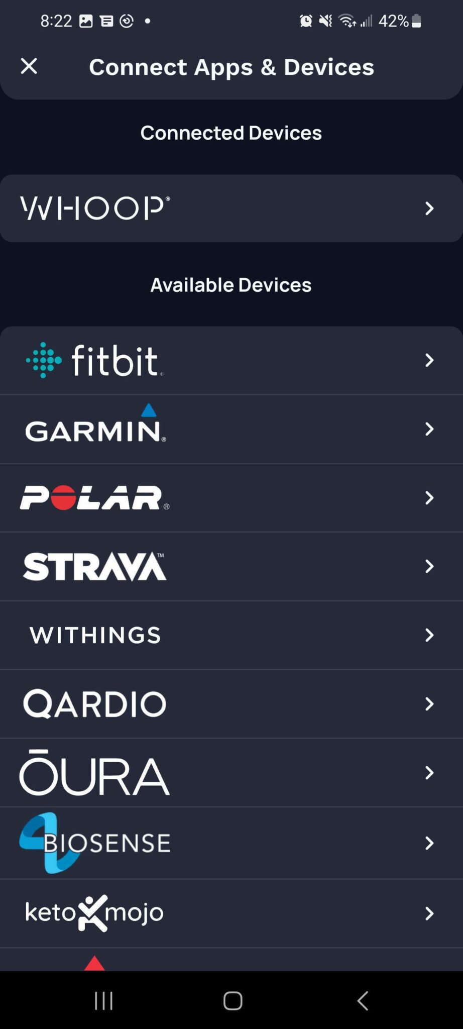 New Device Integration: WHOOP - Cronometer Blog