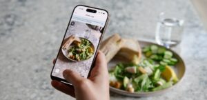 Photo Logging a meal
