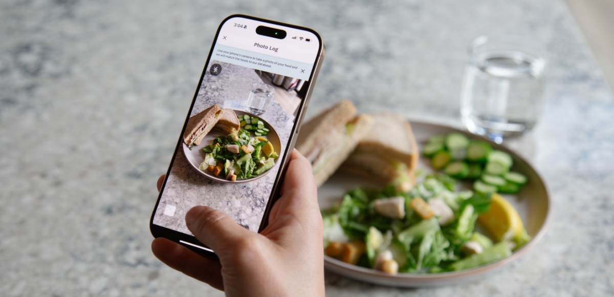 Photo Logging a meal